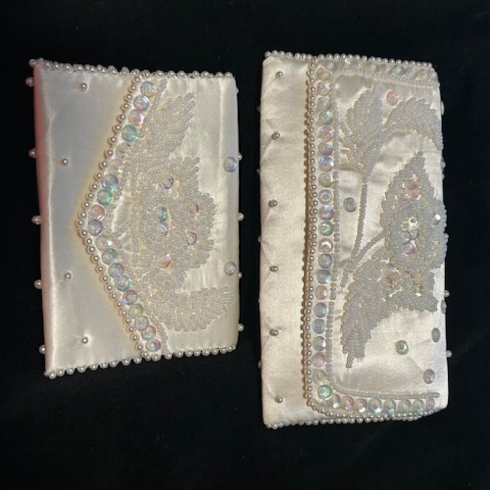 Vintage Beaded Wedding Clutch